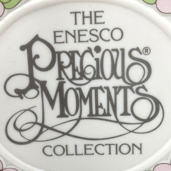The Enesco Precious Moments Collection Porcelain Shelf Sitter Sign, 1990 - Picture 3 of 11
